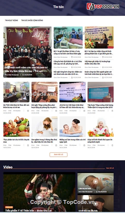 web tài liệu,code tin tức,website giá rẻ,tin tức y tế,y tế,Sharecode website tài liệu văn bản tin tức y tế gi